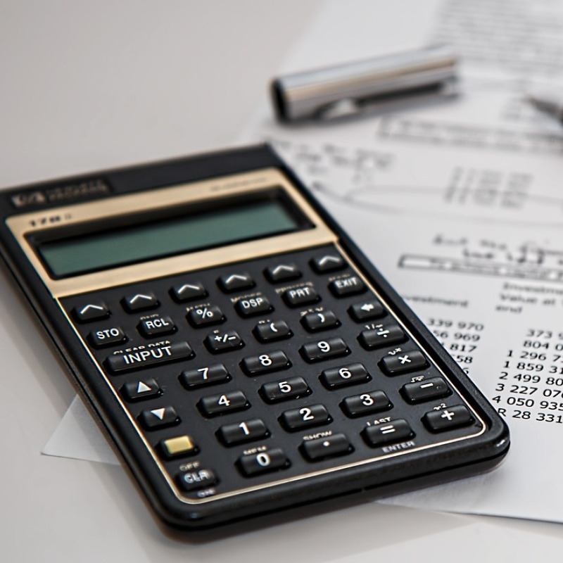 financial planning document pen